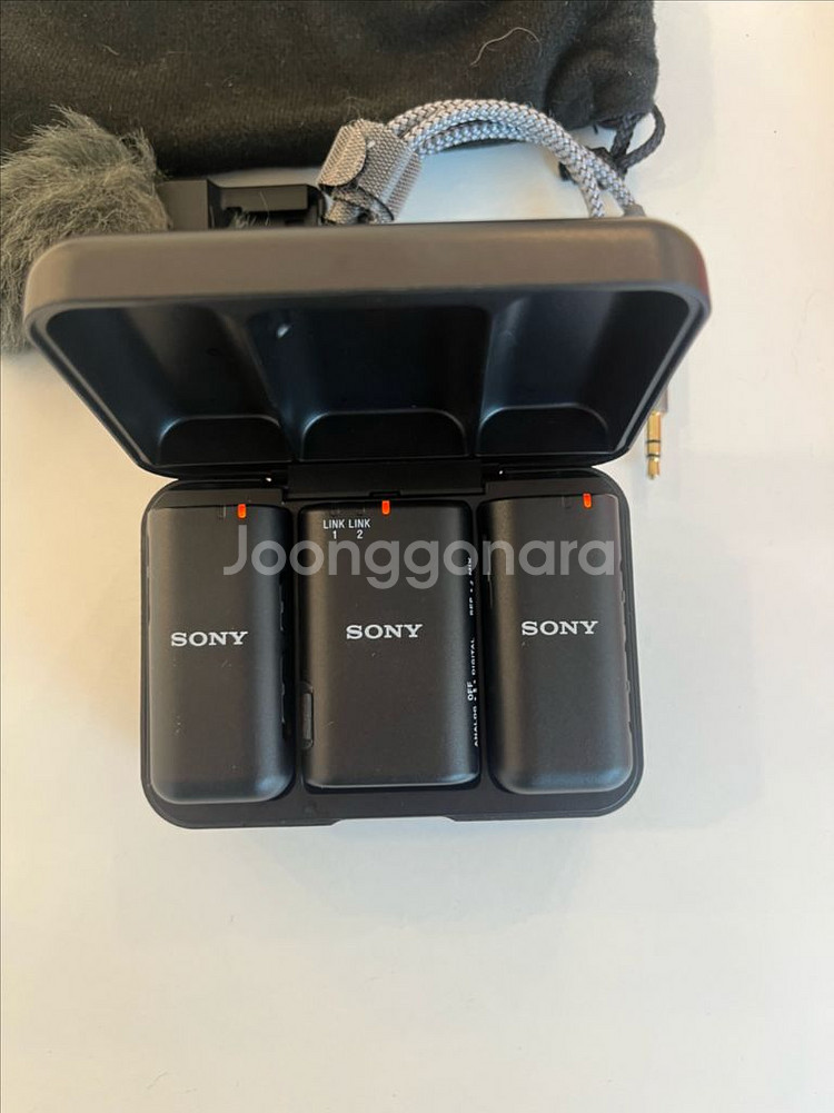 소니 2채널 무선 노이즈캔슬링 마이크 세트ecm-w3--1