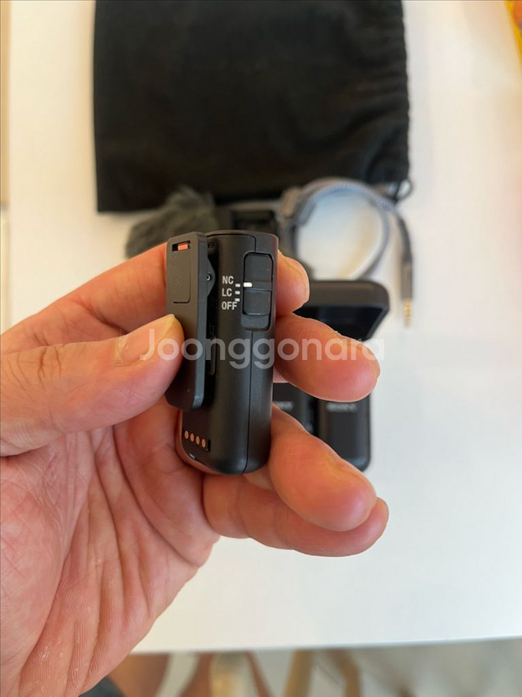 소니 2채널 무선 노이즈캔슬링 마이크 세트ecm-w3--3