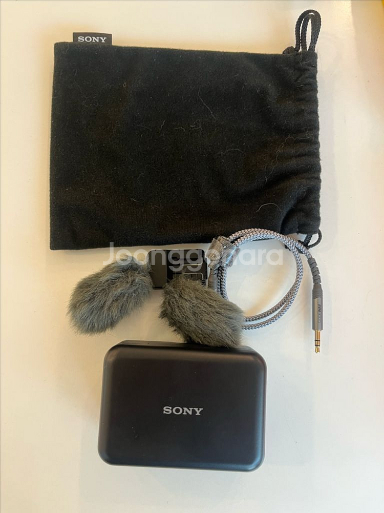 소니 2채널 무선 노이즈캔슬링 마이크 세트ecm-w3--7