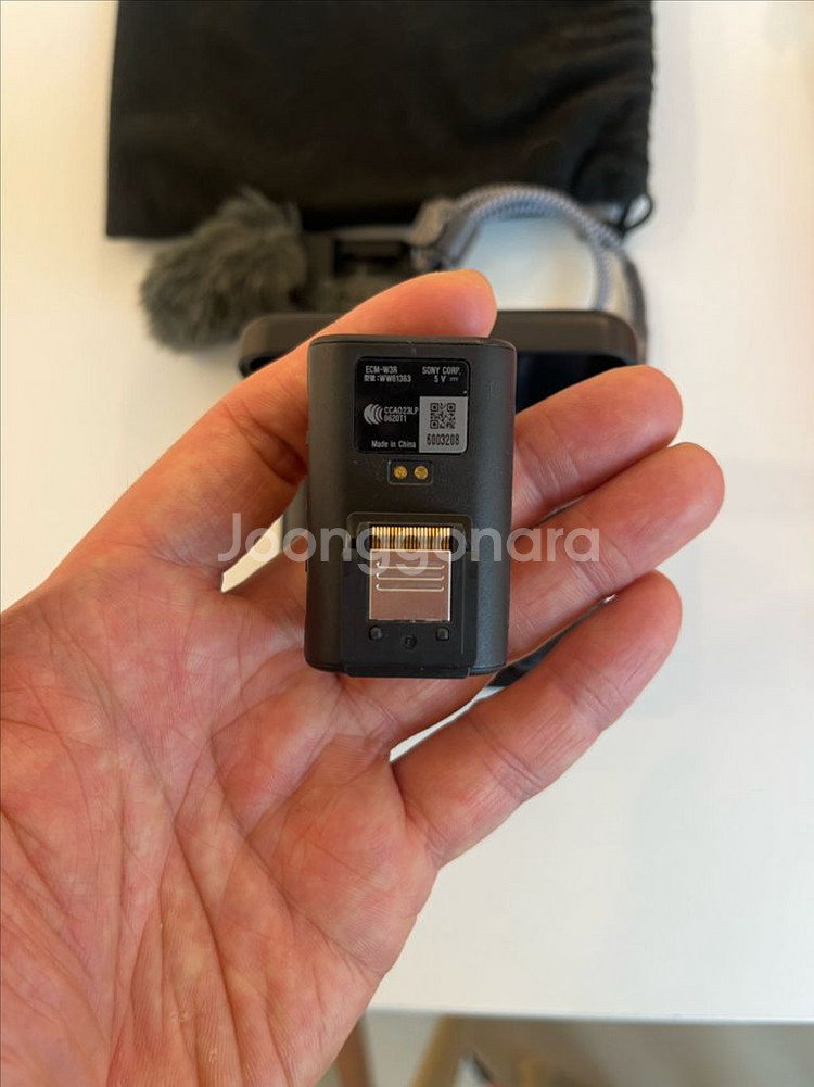 소니 2채널 무선 노이즈캔슬링 마이크 세트ecm-w3--5