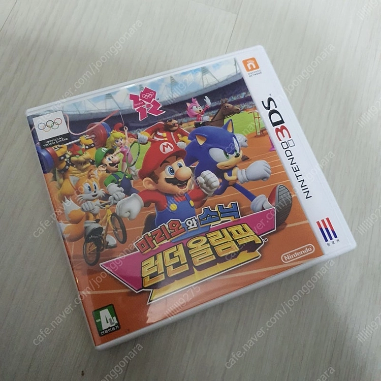 닌텐도 마리오와 소닉 런던올림픽 3ds 팩 이미지