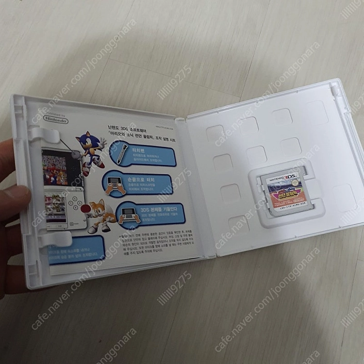 닌텐도 마리오와 소닉 런던올림픽 3ds 팩 이미지