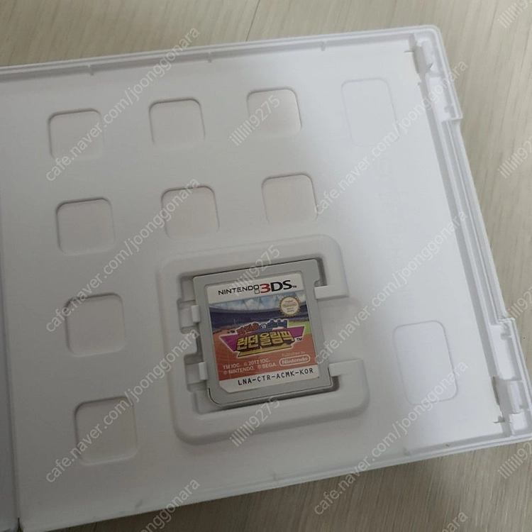 닌텐도 마리오와 소닉 런던올림픽 3ds 팩 이미지