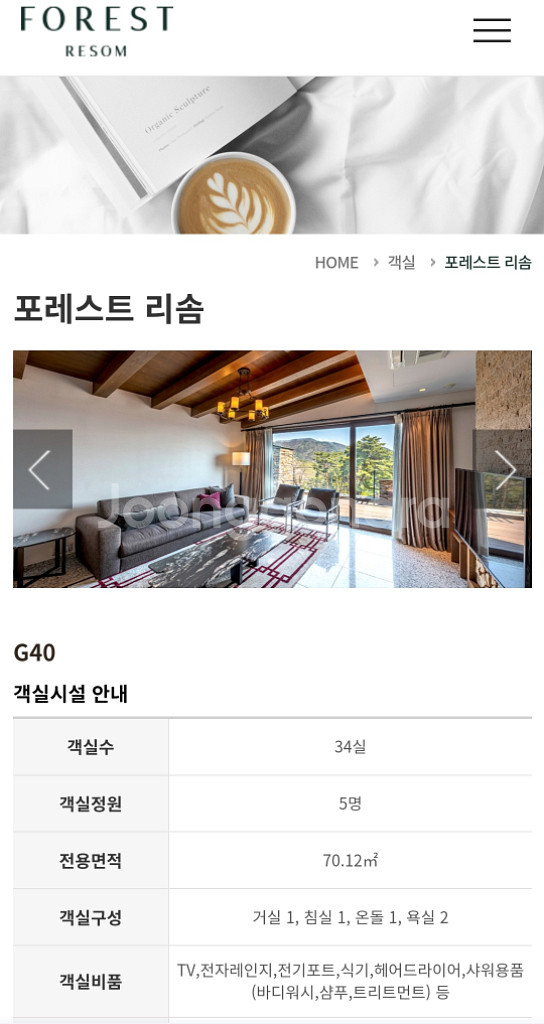 리솜프레스트 g40 빌라동 10.6~7일 양도--0