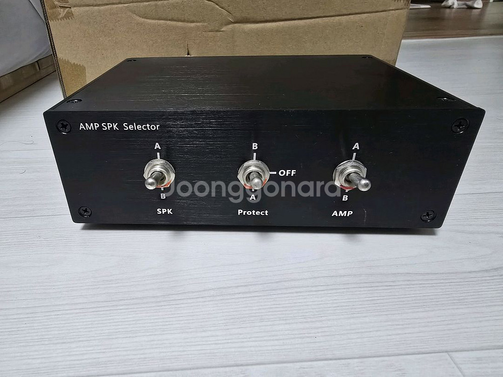 진공관보호 앰프 스피커 셀렉터 + 소스 셀렉터--0