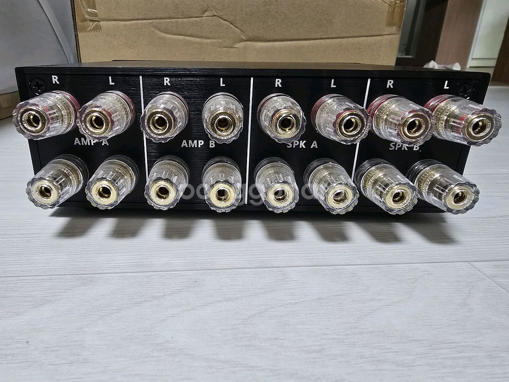 진공관보호 앰프 스피커 셀렉터 + 소스 셀렉터--1