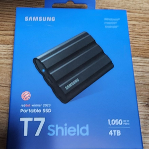 삼성 T7 Shield 4TB 개봉 미사용 제품 팝니다