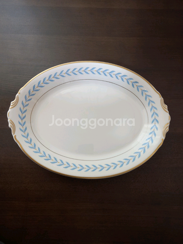 시라쿠스 블루로렐 오발 접시(35.5cm),플레이트--2