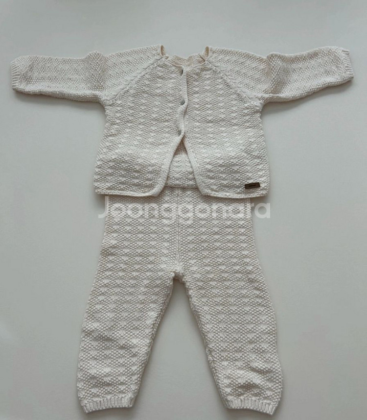 밍크뮤 니트 셋업 12m (돌 전후 추천)--0