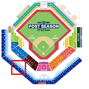 (10/6) 삼성 vs NC 스카이 지정석 2/4연석