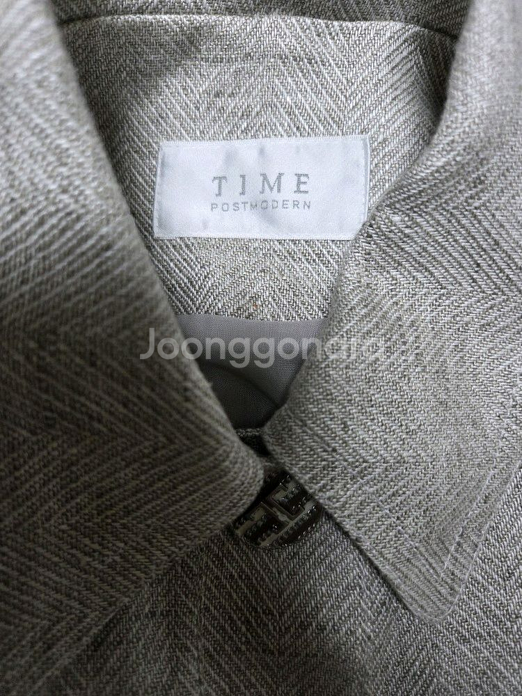 타임 TIME 20 완판 턱 슬리브 린넨 자켓--8