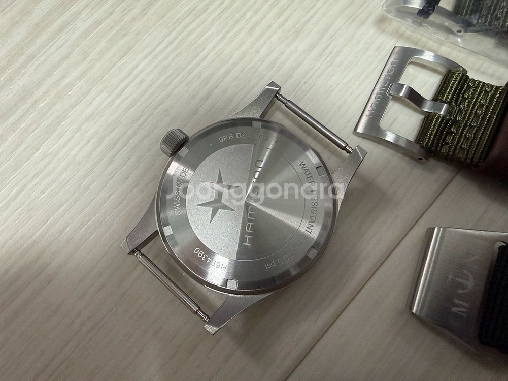 해밀턴 카키필드 메카니컬 38mm--2
