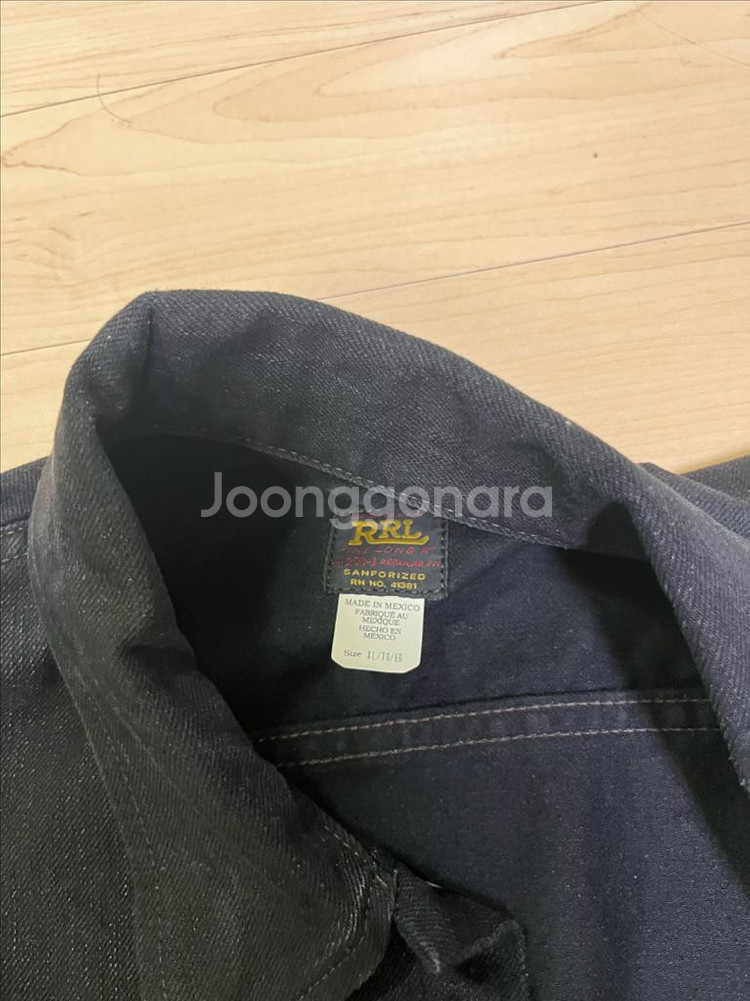 rrl lot271 블랙 xl사이즈--2