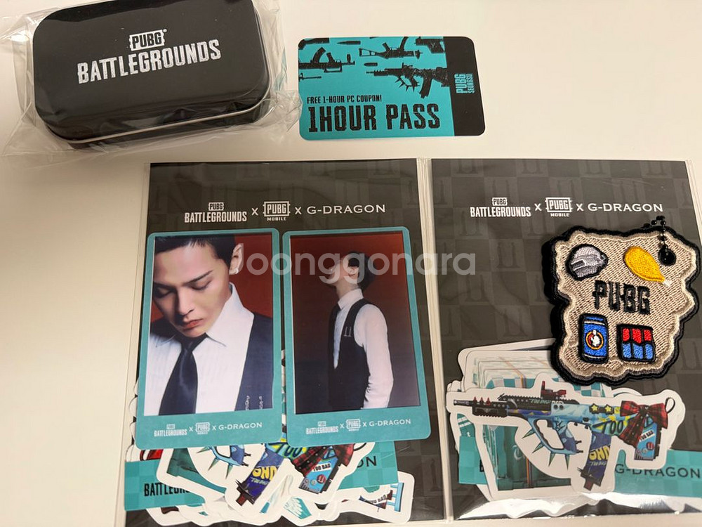 배틀그라운드 지디 팝업 굿즈--0