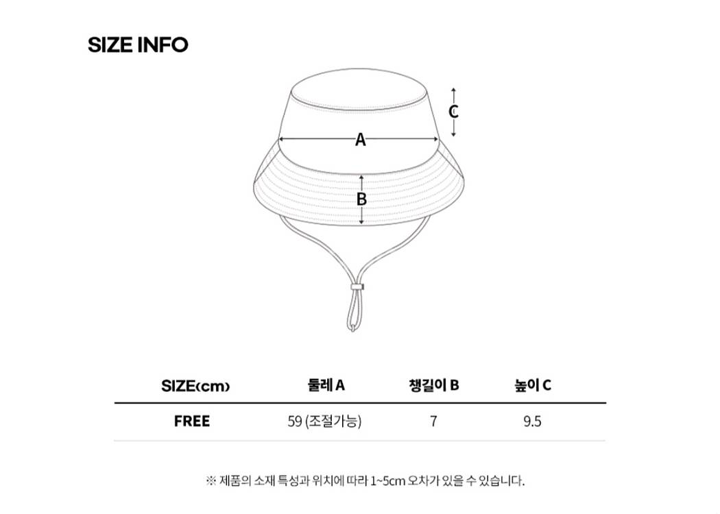 IJP 디자인 화이트 버킷햇 새상품--3