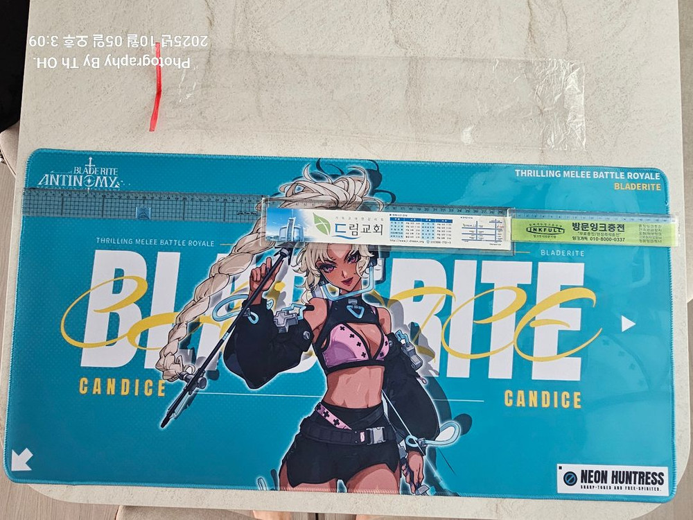 컴퓨터 게이밍 장패드 가로 79.6cm 세로39.8cm--0