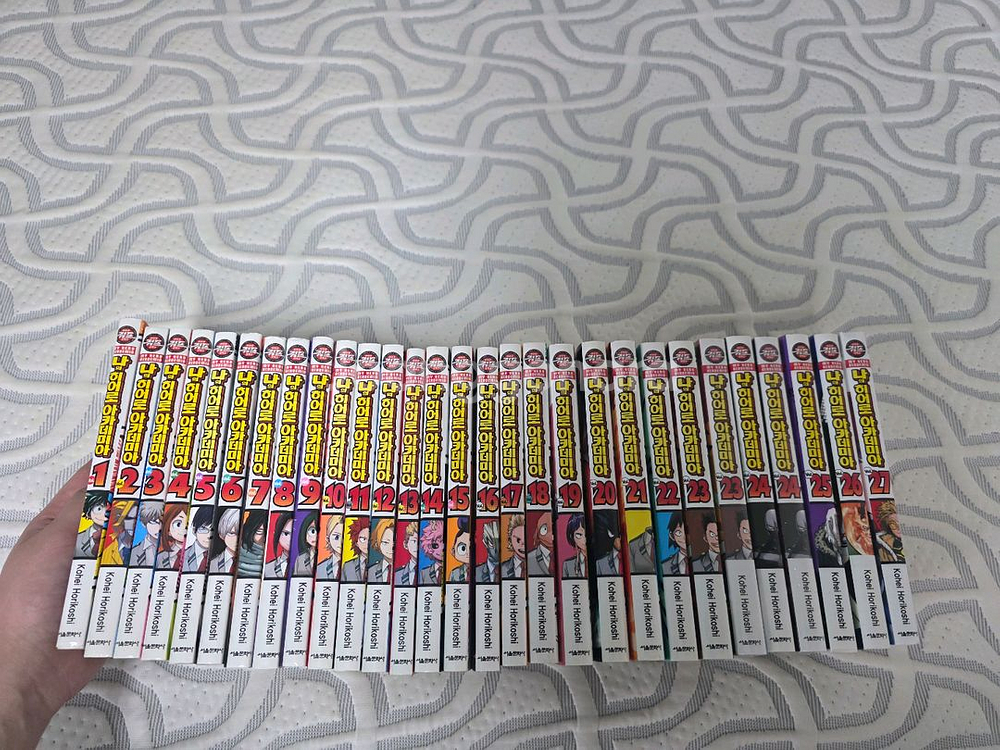 나의 히어로 아카데미아 1권-27권 + 부록 캐릭터카드--0