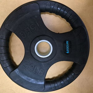 이고진 중량 고무 바벨 원판 51D 15kg