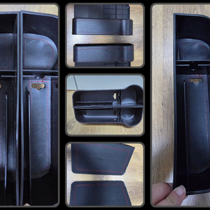 블랙팟 자동차 사이드 포켓 정리함 블랙 2개