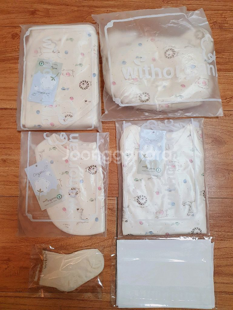 유기농 신생아 의류/출산선물 세트--0