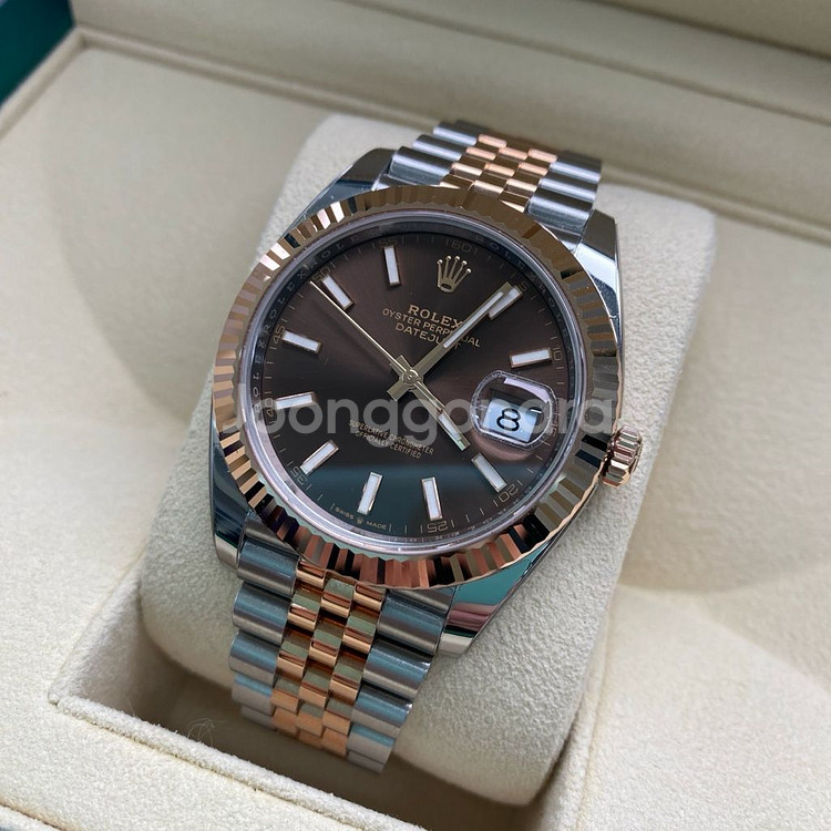 롤렉스 데이트저스트 초코 바인덱스 콤비 쥬빌리 밴드 4--0