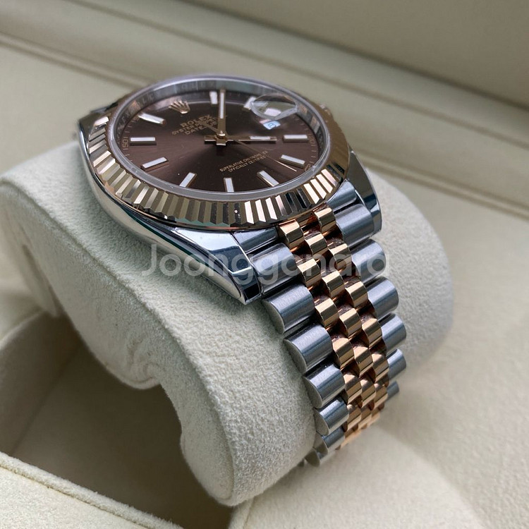 롤렉스 데이트저스트 초코 바인덱스 콤비 쥬빌리 밴드 4--3