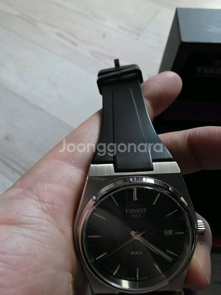 티쏘 prx 40mm 청판 쿼츠--4
