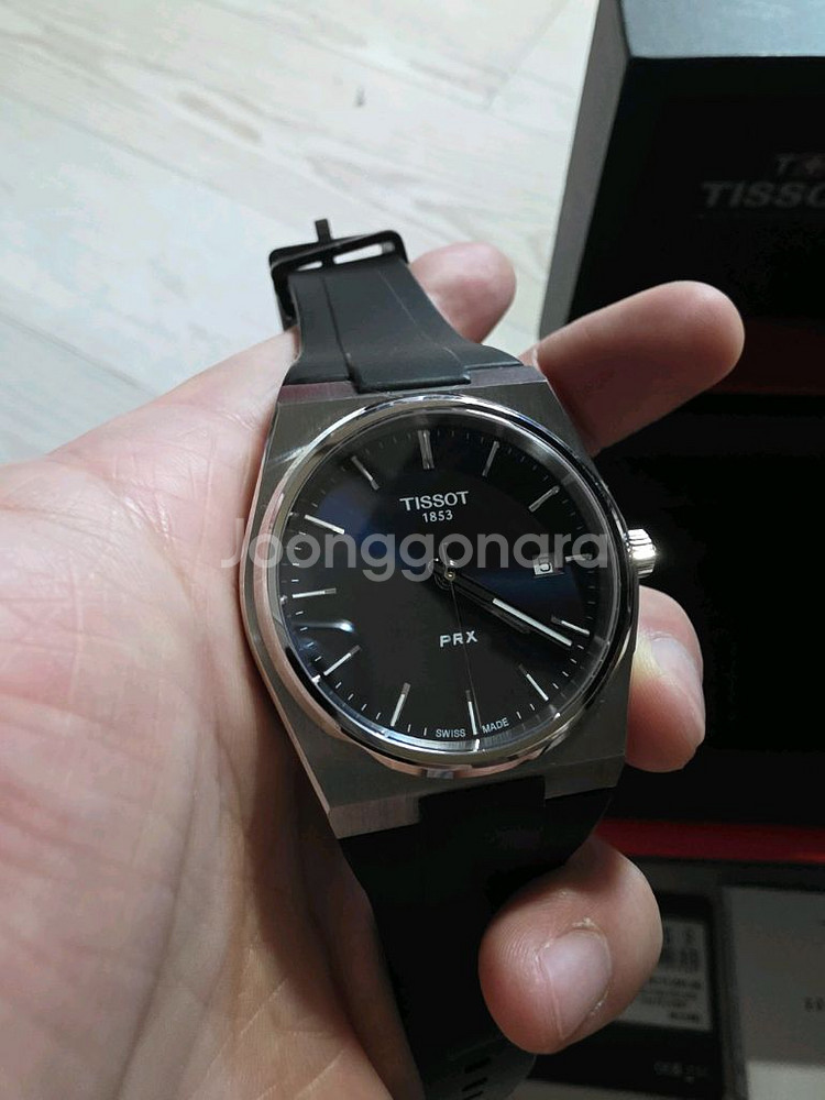 티쏘 prx 40mm 청판 쿼츠--5