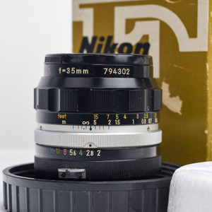 니콘 Nikon mf 35mm f2 해바라기 수동렌즈