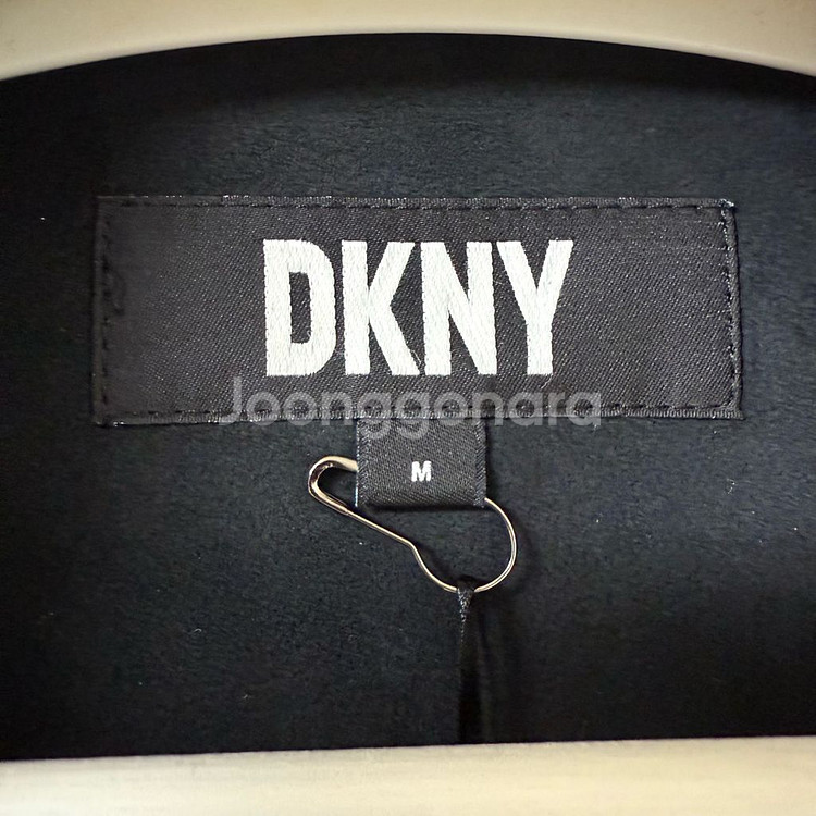 DKNY 한섬 포 스웨이드 자켓 M (100) 블랙 2--2