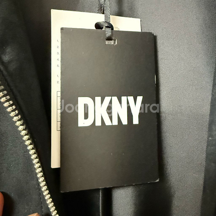 DKNY 한섬 포 스웨이드 자켓 M (100) 블랙 2--8