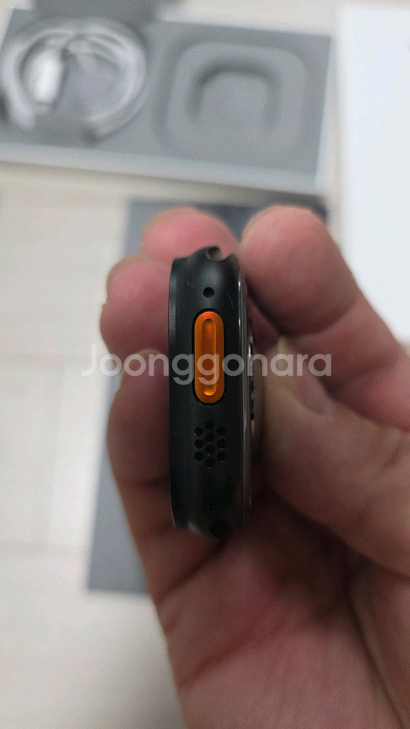 애플워치울트라2 블랙 오션밴드 풀박 케어2027.2월--8