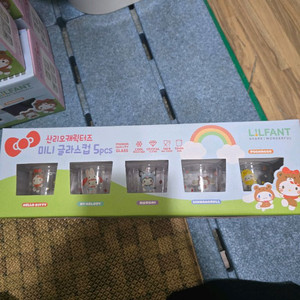 산리오 미니 글라스컵 5개 1세트