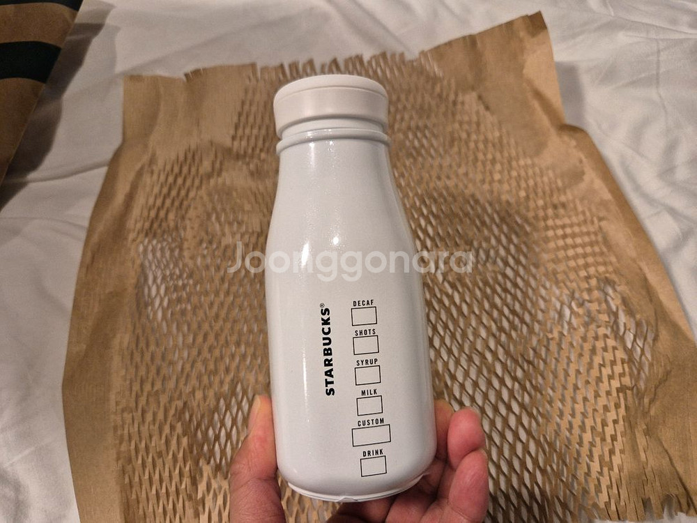 일본 스타벅스 미니 우유병 텀블러 237ml--4