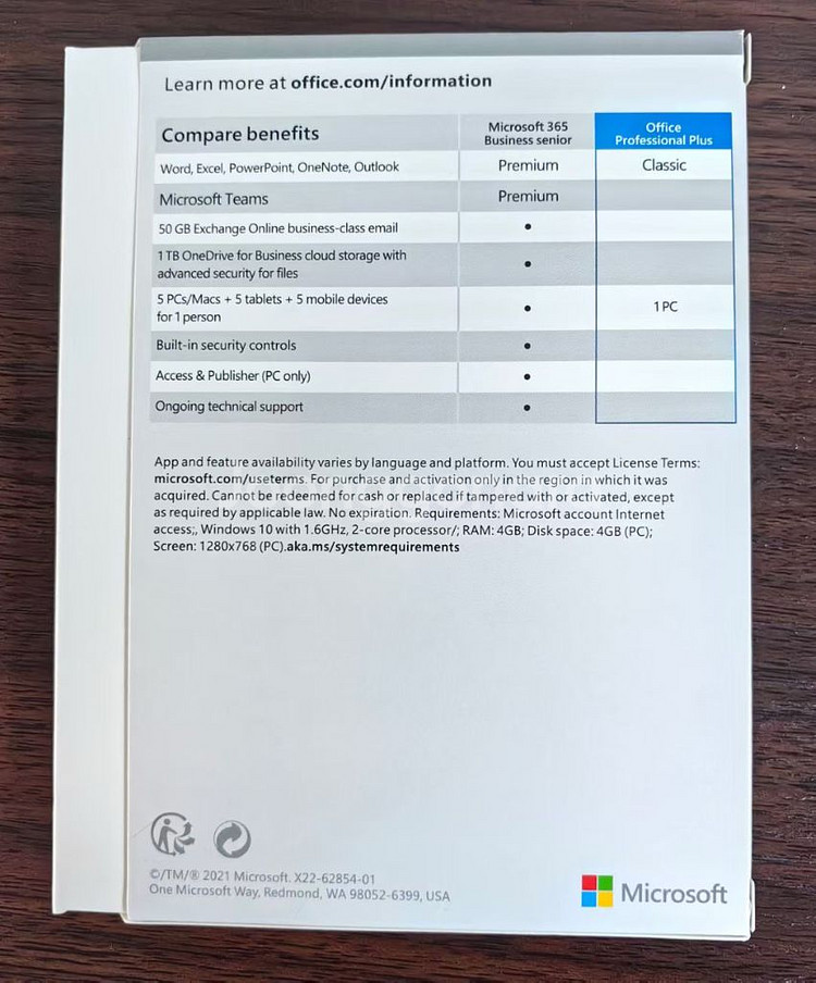 미개봉) 정품 오피스2021 ms office2021--1