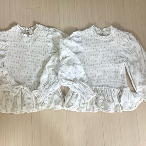 판매완료 쌍둥이옷 라이크봄 블라우스