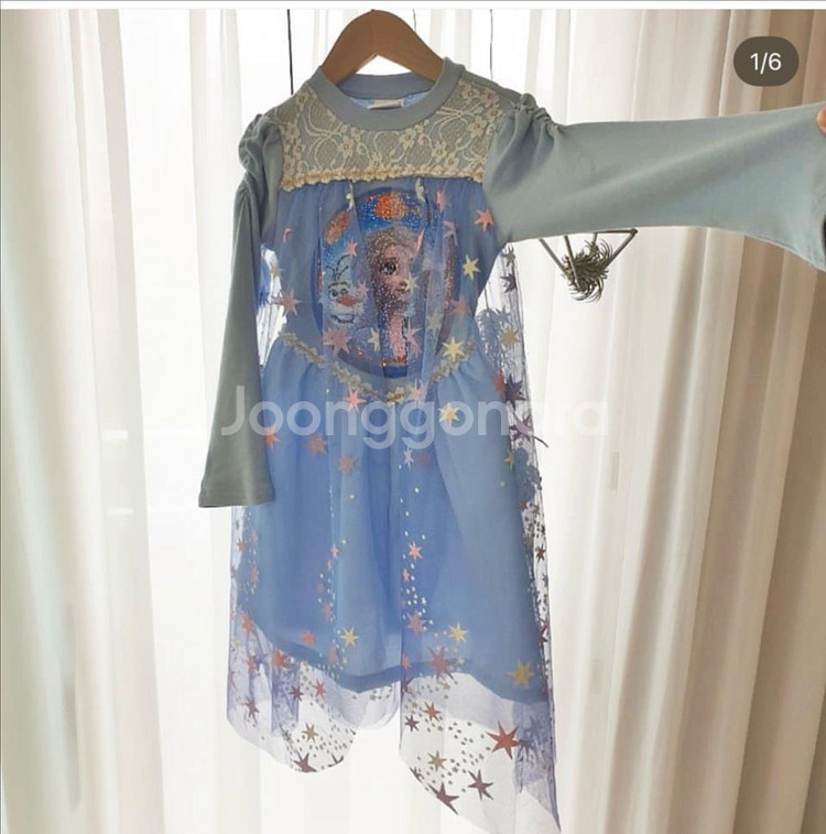 엘사 망또 원피스 9호--0