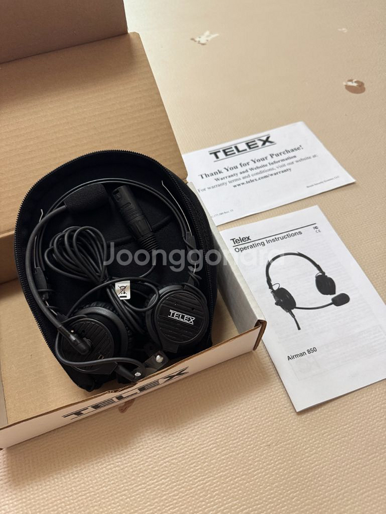 텔렉스850 헤드셋 Aviation headset--0