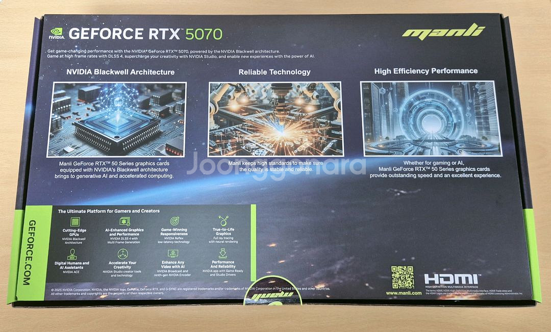 미개봉) RTX 5070 12GB 새제품--1