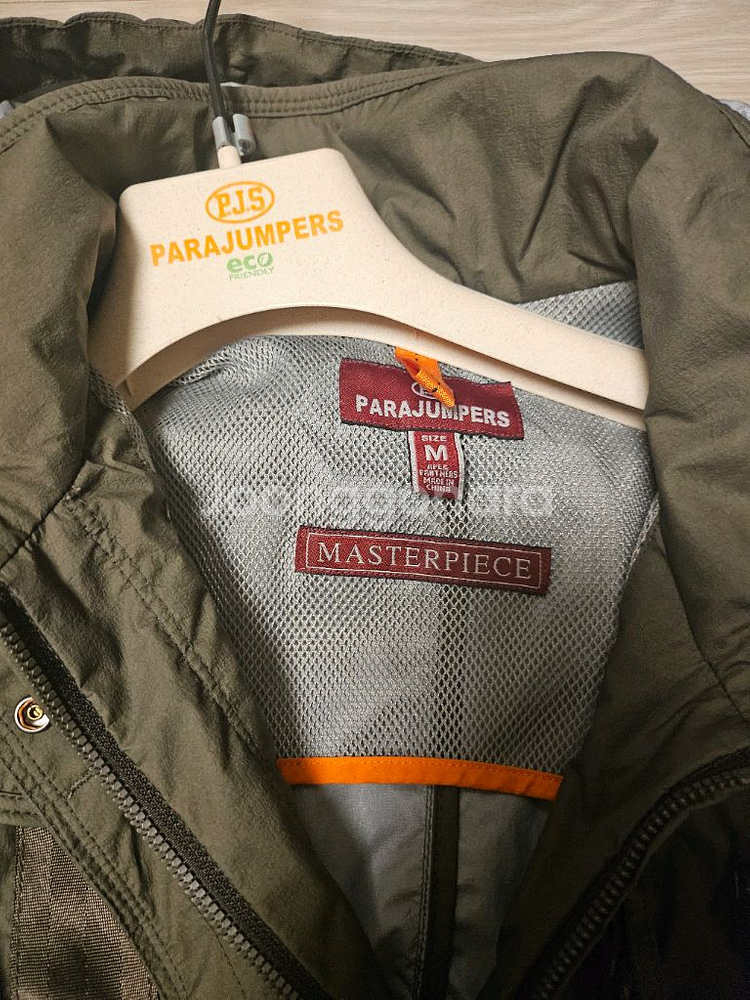 파라점퍼스 자켓 트렌치코트 점퍼 화이트 카키--1