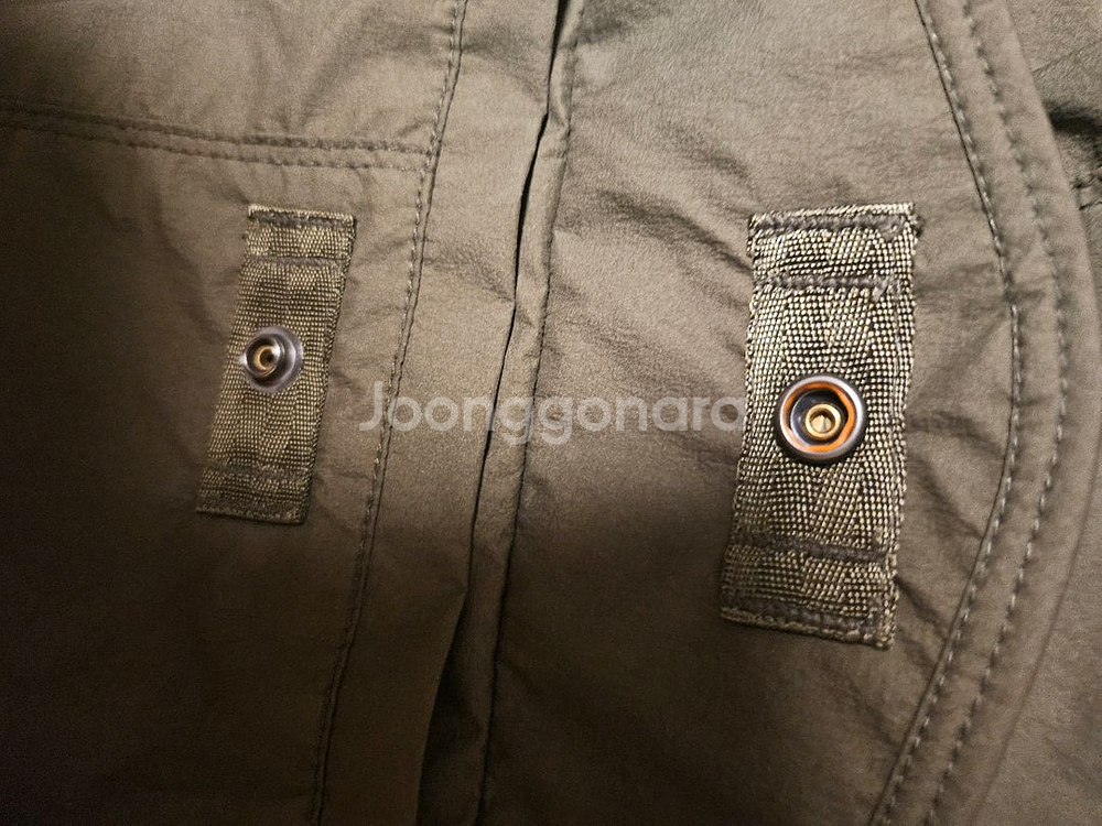 파라점퍼스 자켓 트렌치코트 점퍼 화이트 카키--4