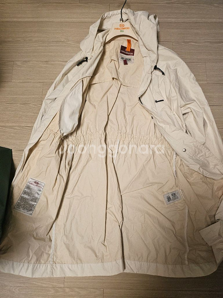 파라점퍼스 자켓 트렌치코트 점퍼 화이트 카키--7