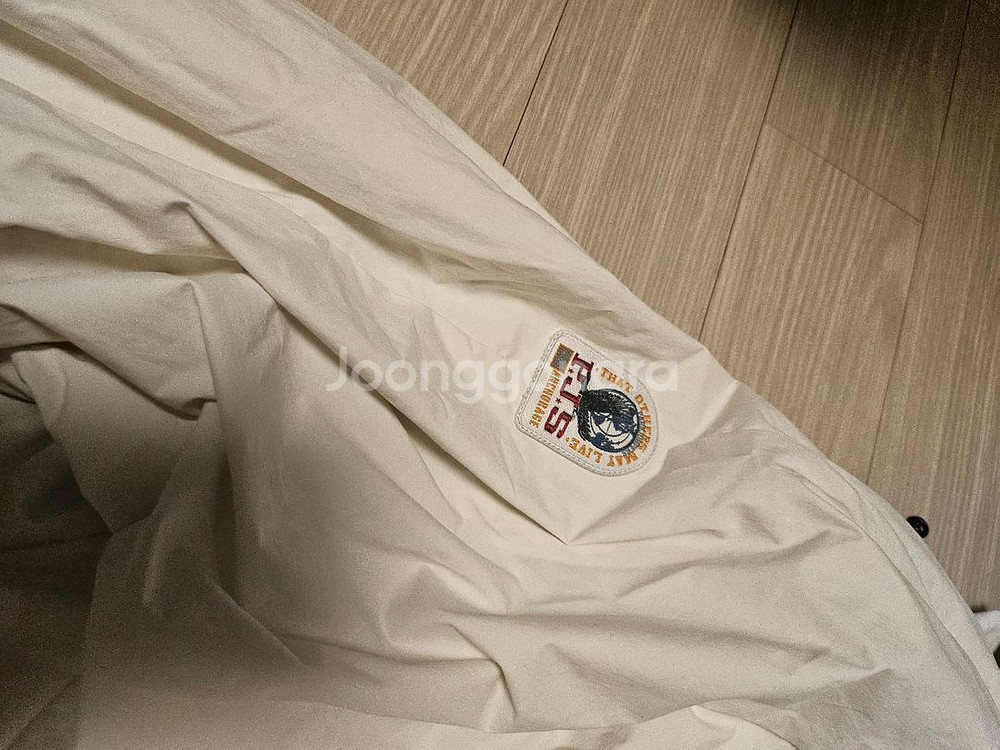 파라점퍼스 자켓 트렌치코트 점퍼 화이트 카키--8