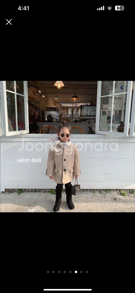 세인트돌 베이지코트 m사이즈입니다--3