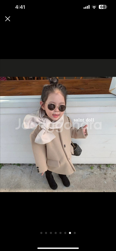 세인트돌 베이지코트 m사이즈입니다--2