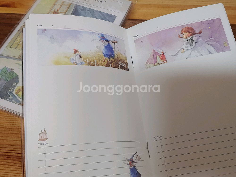 인디고 한달 다이어리 (만년형) 2종--2