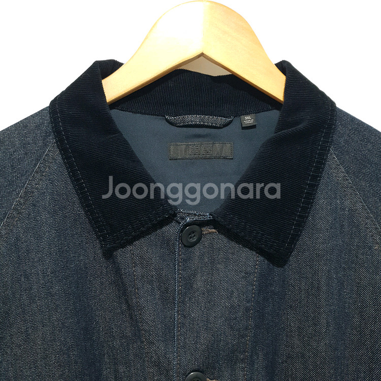 유니클로 데님 유틸리티 자켓 3XL_M0960--1