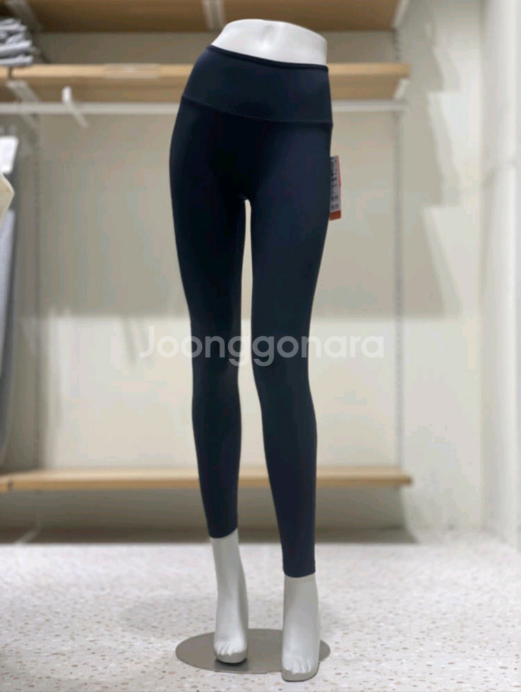 탑텐 발란스 9부 레깅스 블랙 L 새상품--1