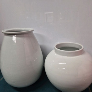 순백자 달항아리&고구마단지(2점일괄)