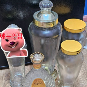 담금병 유리병 빈병 4개 일괄